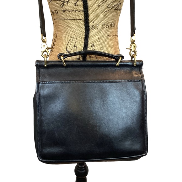 Vintage COACH Willis 9927 Leather Messenger Crossbody Bag J4D-9927 - Picture 4 of 13